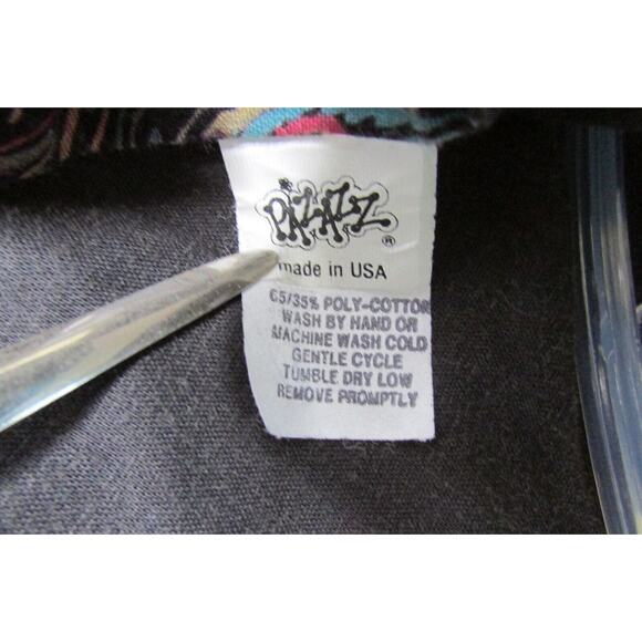 Pazazz Paisley Pageant Dress Girls Size 5 Full Circle Tiered Ruffles USA Made - Picture 9 of 10